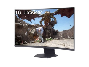 Monitor 31.5" LG 32GS60QC-B VA 2560x1440/180Hz/1ms/2xHDMI/DP/zakrivljeni/Tilt