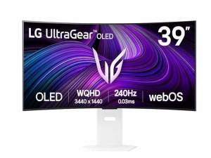 Monitor LG UltraGear 39GX90SA 39"/OLED,zakrivljen,21:9/3440x1440/240Hz/0,03ms GtG/HDMIx2,DP,USB/bela - Img 4
