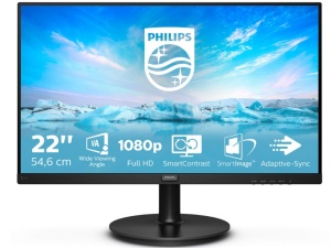 Monitor PHILIPS 221V8/00 21.5"/VA/1920x1080/75Hz/4ms GtG/VGA,HDMI/VESA/crna* - Img 2