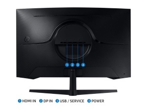 Monitor SAMSUNG LS32CG552EUXEN 32"/VA,zakrivljen/2560x1440/165Hz/1ms MPRT/HDMI,DP/freesync/VESA/crna - Img 2