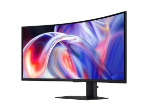 Monitor SAMSUNG LS40H850TAUXEN 40"/VA,zakrivljen,21:9/5120x2160/144Hz/4ms GtG/HDMI,DP,USB-C,LAN/crna - Img 3