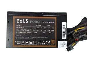 Napajanje 700W ZEUS 80 ZUS-FOR700S PLUS Bronze 12cm