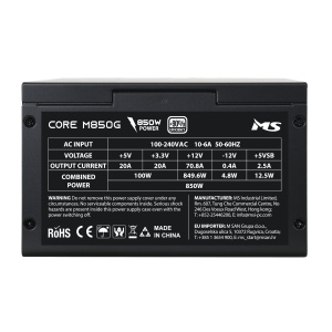 NAPAJANJE MS CORE M850G ATX3.1 - Img 4