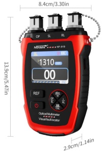NOYAFA NF-919 Multifunkcionalni tester optičkih vlakana: integrisani optički merač snage - Img 3