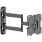 ONKRON Full Motion TV Wall Mount for 17– 43 Inch LCD LED Flat Screens up to 35 kgs, Black M4SR-B