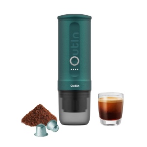 OUTIN Nano Espresso Machine, model OTEM-01, color Outin Teal OTEM-01-TEAL - Img 2