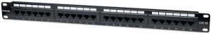 Patch panel Manhattan 513555 19"/1U Cat5e/24 port - Img 1
