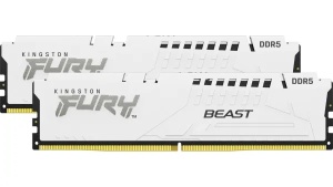 RAM DIMM DDR5 32GB (2x16GB) 5200MHz Kingston Fury Beast White KF552C40BWK2-32 - Img 2
