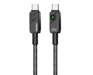 REMAX Kabl Swift Fast charging braided data cable 1.2M C36 65W(C-C) crni - Img 2