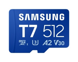 SAMSUNG T7 Memorijska kartica microSDXC UHS-I U3 V30 A2 512GB MB-MB512T *