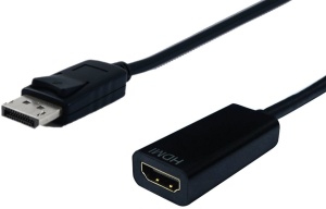 Secomp Cableadapter DP M - HDMI F 0.15m