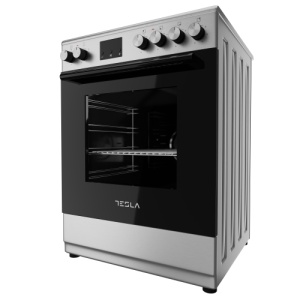Šporet TESLA CV6400SX staklokeramika/A/56L/ventilator/83x60x60cm/inox