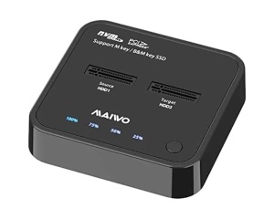 SSD docking station MAIWO K3016P2 USB-C - 2 x M.2/NvMe/Clone