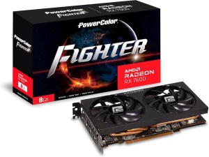 SVGA PCIE Power Color RX 7600 8G-F/V2 Fighter AMD/8GB/GDDR6/128bit/crna