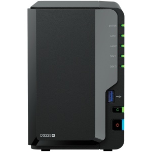Synology DS225+, Tower, 2-bays 3.5'' SATA HDD/SSD, CPU Inte Celeron J4125 4-core (4-thread) 2.0 GHz, burst up to 2.7 GHz, 2 GB DDR4 non-ECC (expandable up to 6 GB), 1xRJ-45 1GbE LAN, 1xRJ-45 2.5 GbE LAN, 2xUSB 3.2 Gen 1, 1.3 kg, 3yr warranty DS225PLUS - Img 9