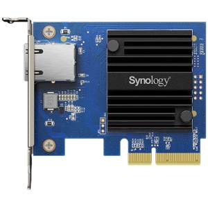 Synology E10G30-T1 Single-port 10GbE 10GBASE-T add-in card for Synology systems, PCIe 3.0 x4, Low Profile and Full Height, 5 years warranty E10G30-T1