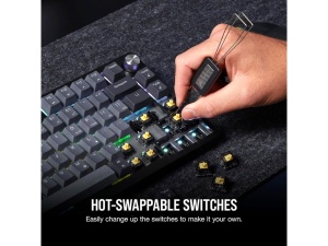 Tastatura CORSAIR K65 Plus bežicna/mehanicka/CH-91D401L-NA/gaming/RGB/crna - Img 3