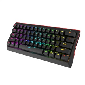 Tastatura Marvo Hecate 61R KG962 mehanička, crveni svičevi, pozadinsko osvetljenje crna - Img 2