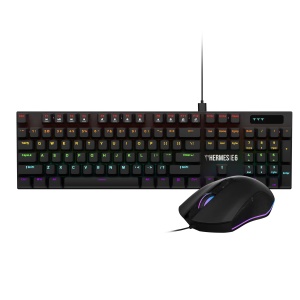 Tastatura mehanička + miš Gamdias Hermes E6