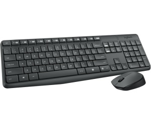 Tastatura + Miš Logitech MK235 Wireless Desktop USB Gray US, 920-007931 * - Img 3