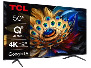 Televizor TCL 50C655/QLED/50"/4K HDR PRO/Google TV/crna - Img 3