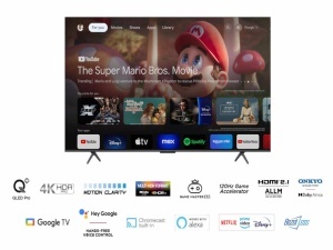 Televizor TCL 65C655/QLED/65"/4K HDR PRO/144Hz/Google TV/crna
