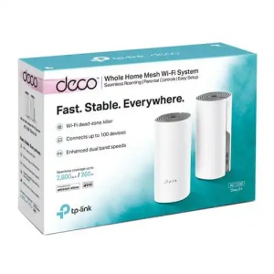 TP-Link Deco E4 Mesh WiFi sistem 2 rutera u pakovanju - Img 2