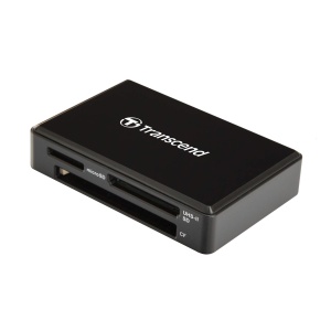 Transcend Card reader, USB 3.1 Gen. 1, SDHC UHS-II, SDXC UHS-II, micro SDHC UHS-I, micro SDXC UHS-I, and UDMA7 CompactFlash, Read up to 260MB/s & Write up to 190MB/s TS-RDF9K2