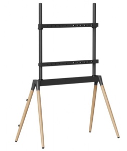 TVS-86F-01-BK Gembird Podno postolje za TV, 55-86inc, crno/drvo - Img 6