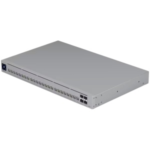 Ubiquiti Layer 3 Etherlighting switch USW-PRO-HD-24-EU, (22) 2.5 GbE, (2) 10 GbE ports, (4) 10G SFP+ ports. DC power backup ready USW-PRO-HD-24-EU - Img 3