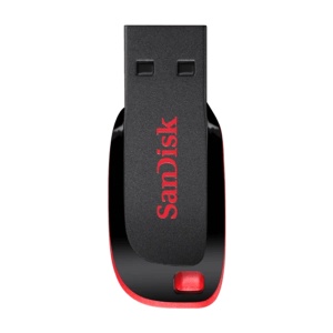 USB Flash 64GB SanDisc Cruzer Blade Teardrope CDCZ50-064G-B35 - Img 2