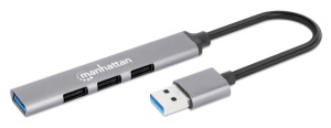 USB HUB 4port Manhattan 168427 3.0/3xUSB 2.0 480Mbps/1xUSB 3.0 5Gbps/sivi - Img 1