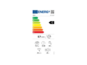 Veš mašina TESLA WF71230T/inverter/7kg/1200 obrtaja/C/85x59,5x47cm/bela - Img 6