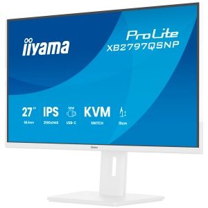 27 IPS panel 2560x1440 EyeComfort 15cm Height Adj Stand USB-C Dock LAN 96W PD DP-OUT 1ms 350cdm2 Speakers USB-C KVM HDMI DisplayPort USB HUB 2x3.2 2xC XB2797QSNP-W1 - Img 4
