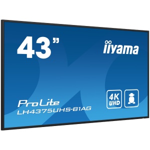 43" 4K UHD Professional Digital Signage 24/7 display featuring Android OS, FailOver and Intel® SDM slotChoose non-stop high performance and reliability with the ideal all-in-one signage solution for mission critical environments. LH4375UHS-B1AG - Img 2