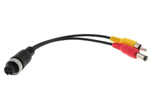 Adapter 4PIN ženski na ženski DC i Video muški RK-KT4FDMVM