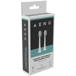 AENO Replacement toothbrush heads, White, Dupont bristles, 2pcs in set (for ADB0003/ADB0005 and ADB0004/ADB0006) ADBTH3-5 - Img 4