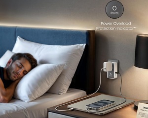 ANKER Nano 20W putni zidni punjač 5-portova (2x USB-A, 2x USB-C, utičnica EU na US, UK, AU i EU), beli - Img 2