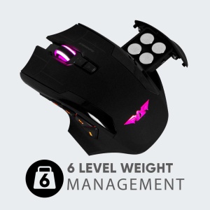 ARMAGGEDDON Starship III RGB NRO-5 Laser USB Gaming Mouse - Img 3