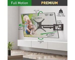 BARKAN BM464XL LCD TV zglobni zidni nosač od 13 do 86 inča - Img 3