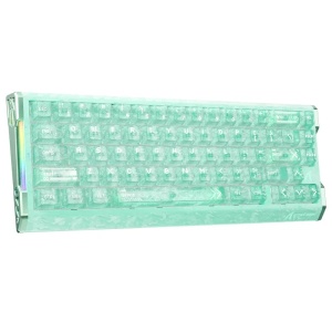 Bežična gaming tastatura Attack Shark R68HE Magnetic Switches/RT/Snap Tap/DKS/MT/TGL/Lake Green