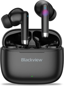 Bežične slušalice Blackview AirBuds 4 Obsidian Black/BT 5.3/IPX7 - Img 1
