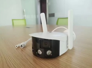 CAM-IP4MP-N4D2J GMB kamera 4 mpix microSD iCSee xmeye pro app Two-way voice, wide 180, ip66 32:9pano - Img 4