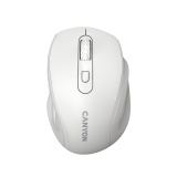 Canyon 6 buttons wireless 2.4Ghz mouse, MX8650A Sensor, DPI up to 1600,Injection case, 3 M life times left and right switches, 2xAAA battery, ABS material, Size: 105x71x40mm, Weight: 59g, white CNE-CMSW20W