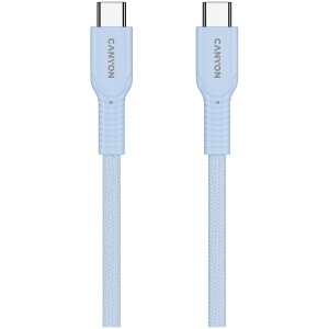 CANYON cable OnWire 60CL C-C 60W COLOR Braided 1m Light Blue CND-CCAP60AB10LBL - Img 3