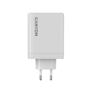 CANYON charger OnCharge 120 GAN Total 120W MAX 3 USB-C +1 USB-A White EU plug CNS-CUW120ACC - Img 2