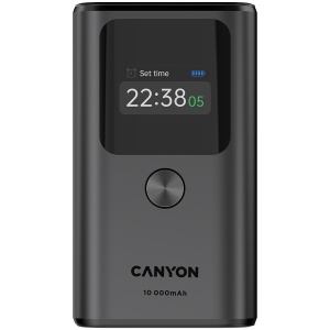 CANYON power bank OnPower 130 TFT 10000 mAh PD30W Dark Grey CNS-CPB130DG - Img 5