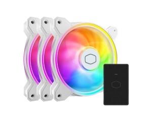 COOLER MASTER Master Fan MF120 HALO2 3in1 White edition 120mm ventilator beli (MFL-B2DW-213P2-R2) - Img 3