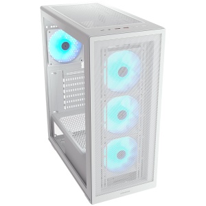 COUGAR MX220 RGB PC Case, Mid Tower, White CGR-2AC8W-RGB - Img 2