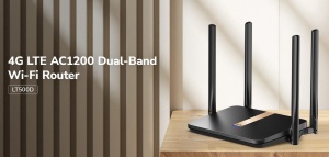 Cudy LT500D 4G LTE AC1200 Dual Band MESH Wi-Fi Router CPE 4+5Ghz, 1W/4L 10/100, 4x Antena detachable - Img 2